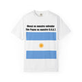 Argentina Flag T-Shirt – "Messi es nuestro salvador / Tim Payne es nuestro G.O.A.T."