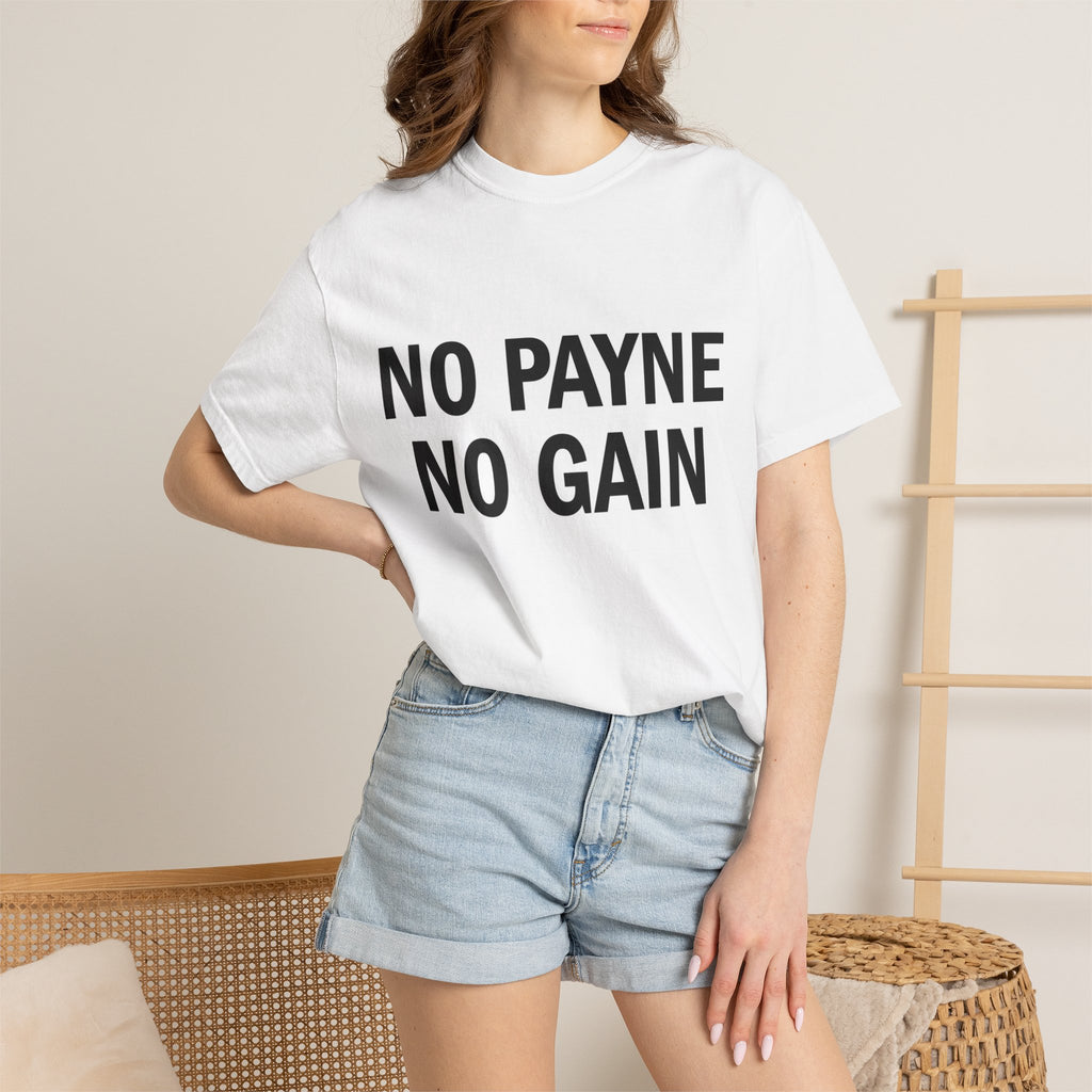 No Payne No Gain T-Shirt Simplistic