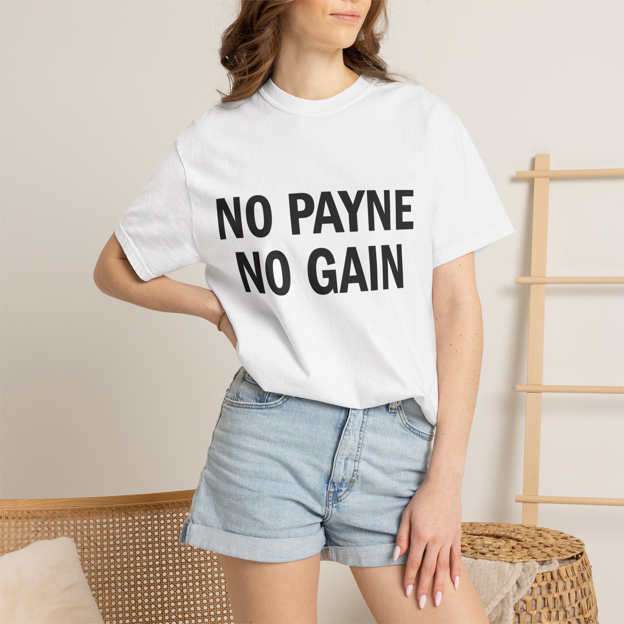 No Payne No Gain T-Shirt Simplistic