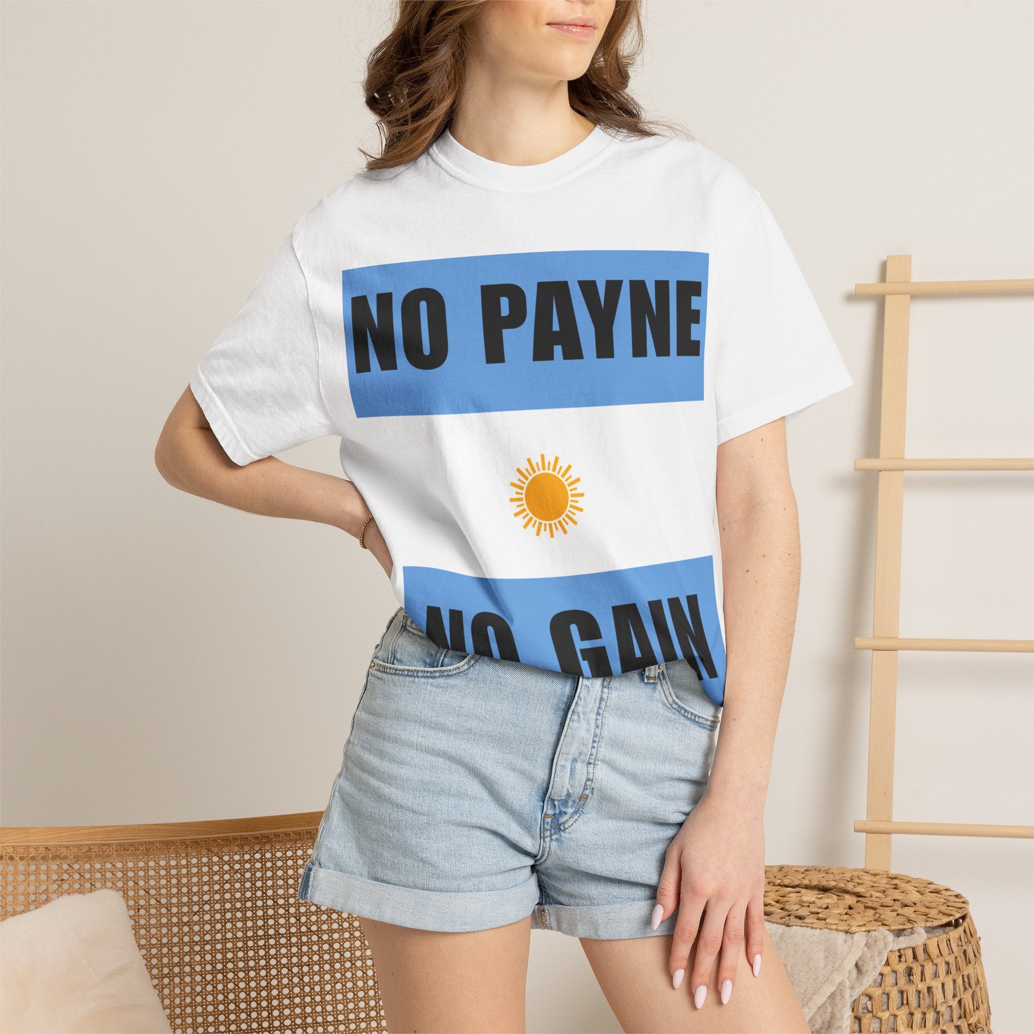 Argentina No Payne No Gain T Shirt