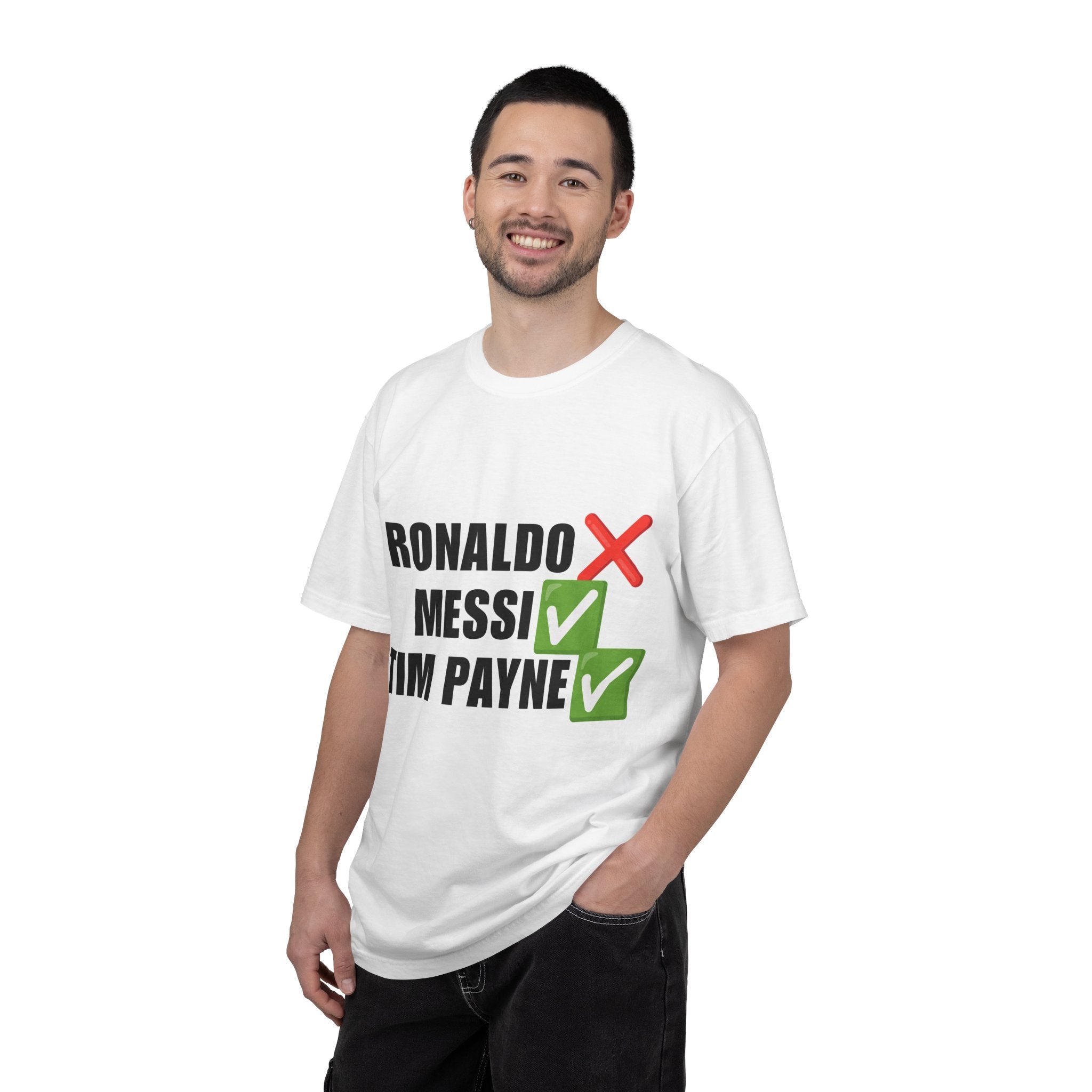 Tim Payne/Messi Fan Tee (Ronaldo  Messi  Tim Payne )