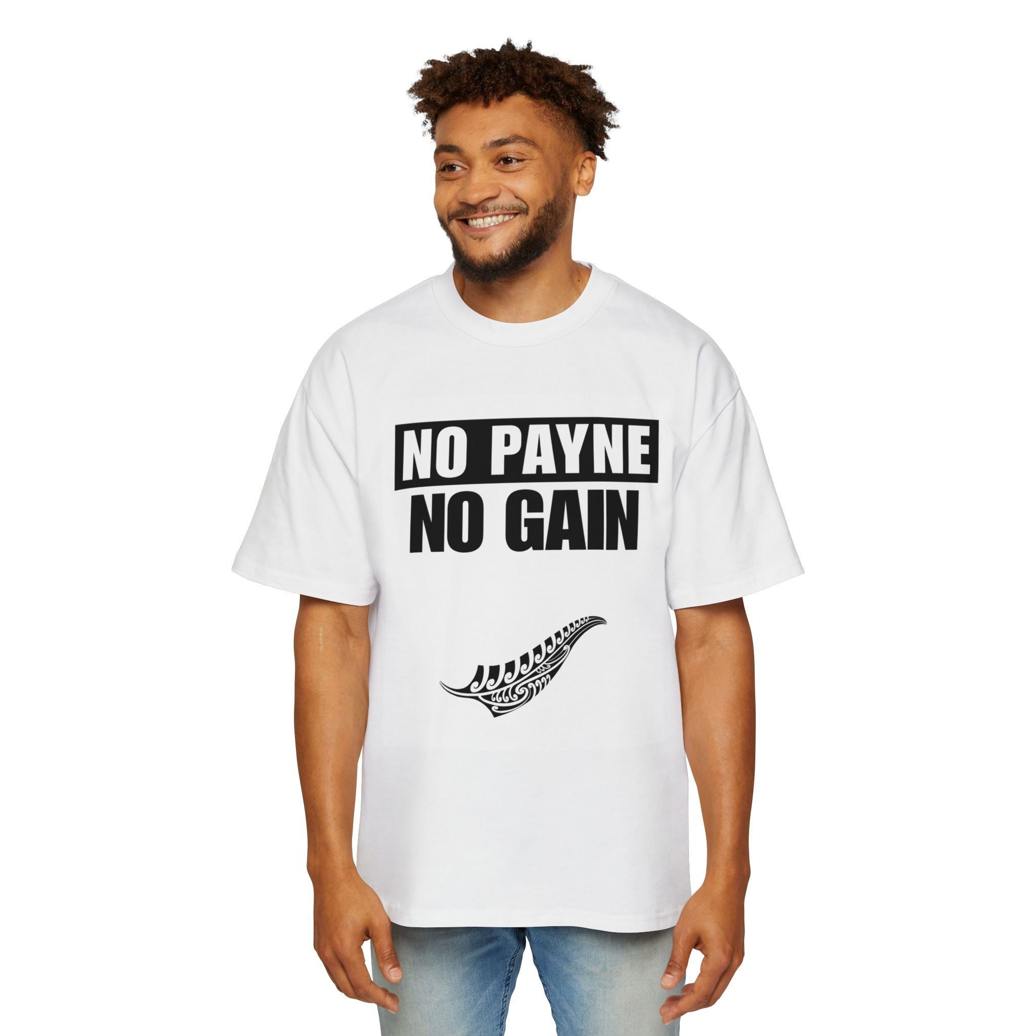 No Payne No Gain Oversized Tee