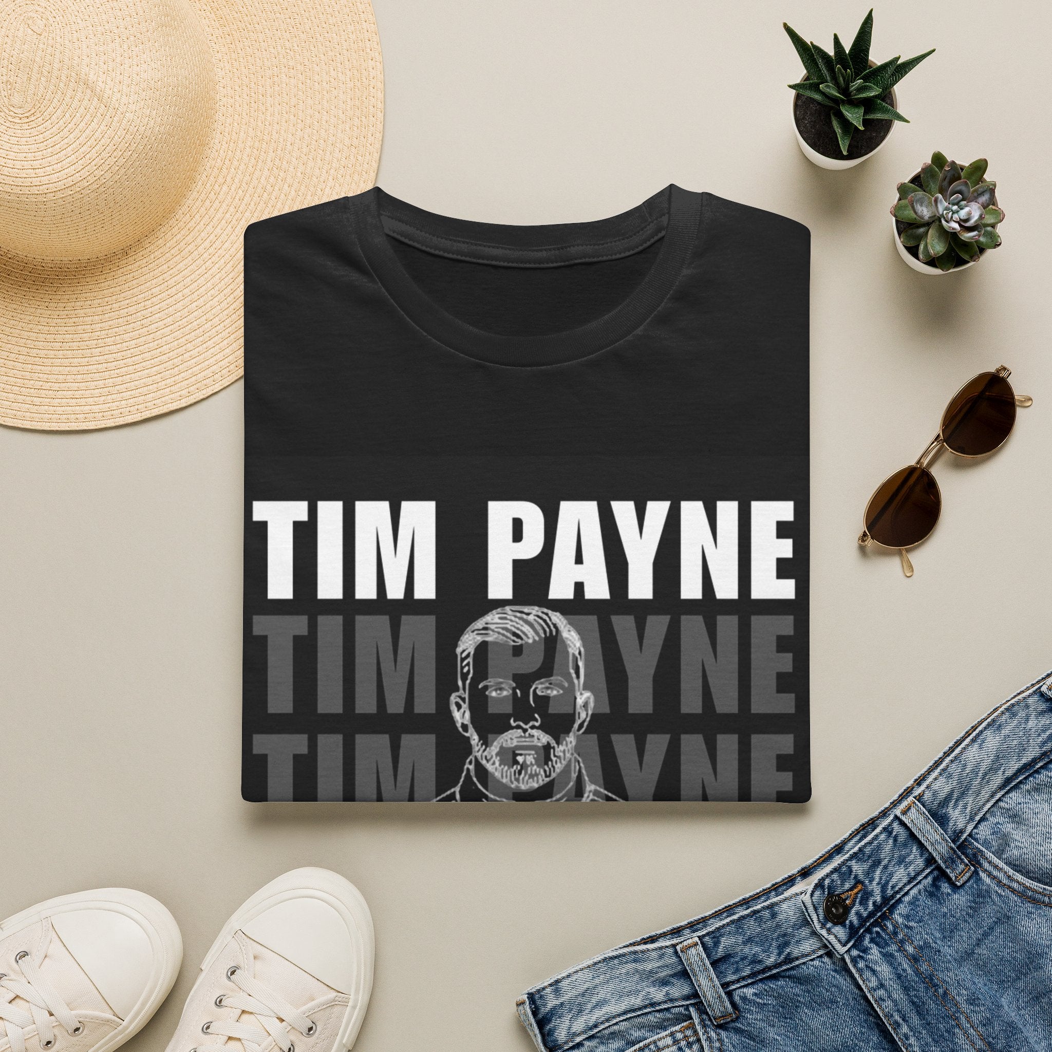 Black Tim Payne Graphic Tee (Best Seller)