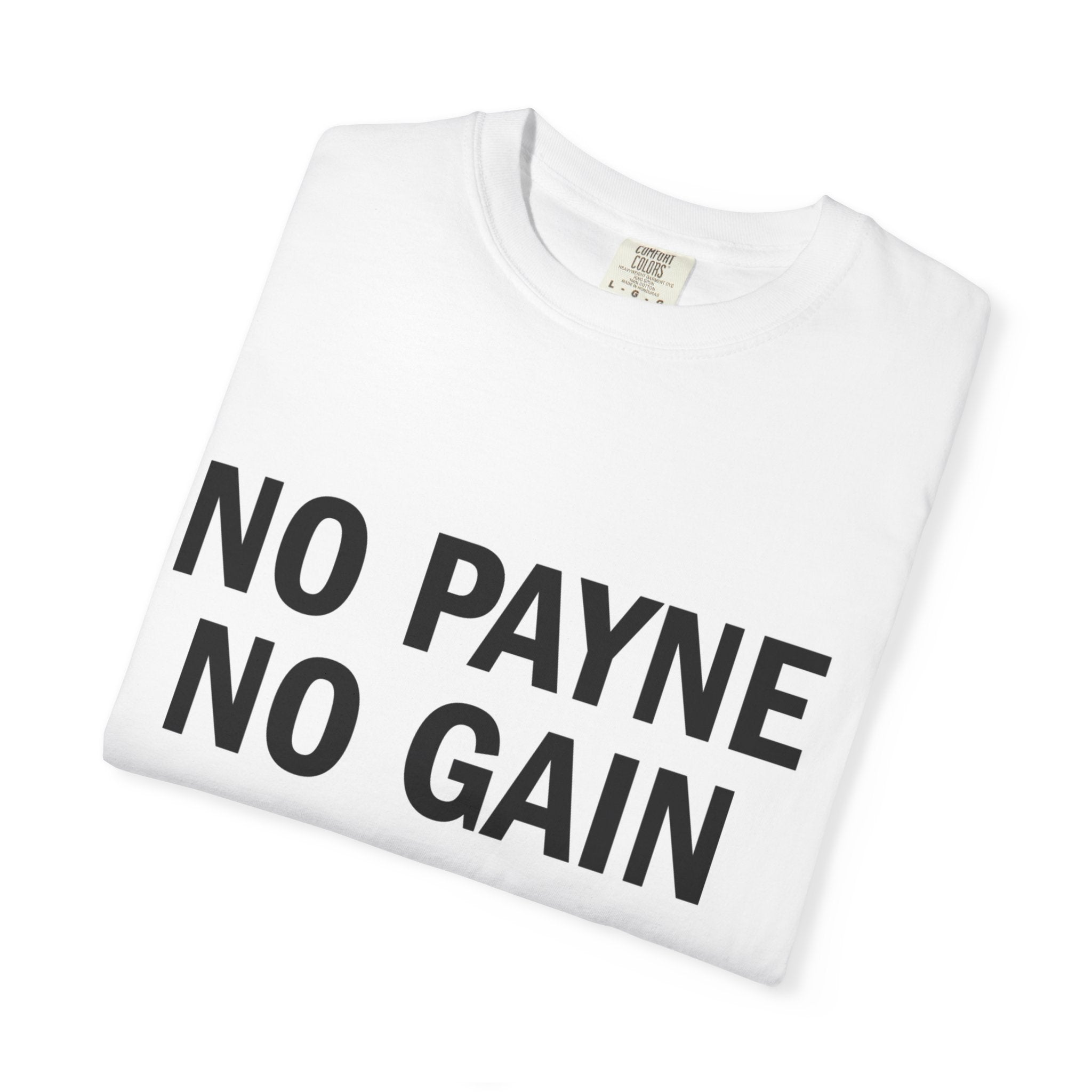 No Payne No Gain T-Shirt Simplistic