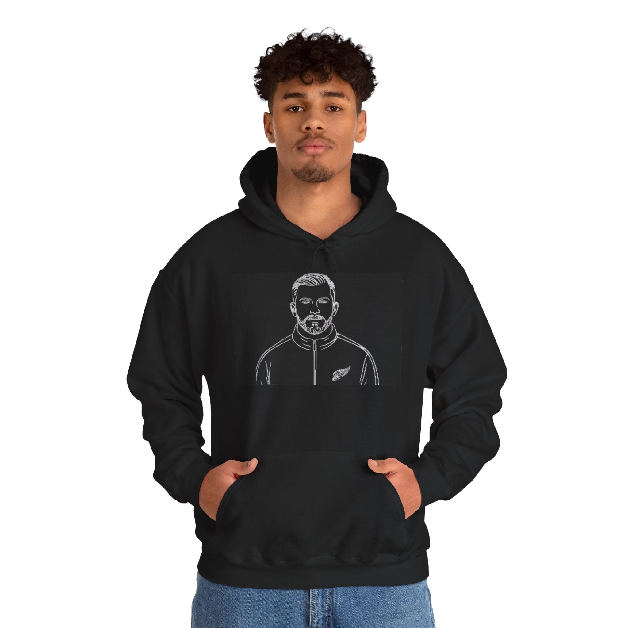Tim Payne Black Stencil Hoodie